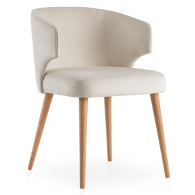 Adriana Chair | Customizable Wood and Upholstery | Hospitality