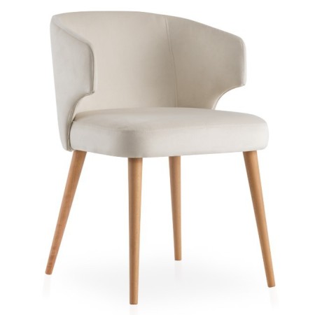 Adriana Chair | Customizable Wood and Upholstery | Hospitality