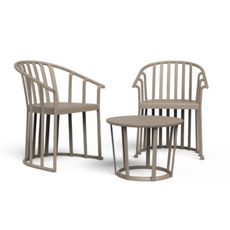 Ensemble Raff - 2 Fauteuils et Table | Disponible en 6 Couleurs
