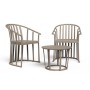 Raff Set - 2 Armchairs and Table | Available in 6 Colors