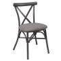 Chaise Attique en Aluminium | Hôtellerie | Résistante et Empilable