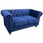 Chester 2 Blue Sofa