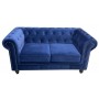Chester 2 Blue Sofa