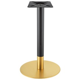 Zanzibar Table Base Ø45 Black/Gold