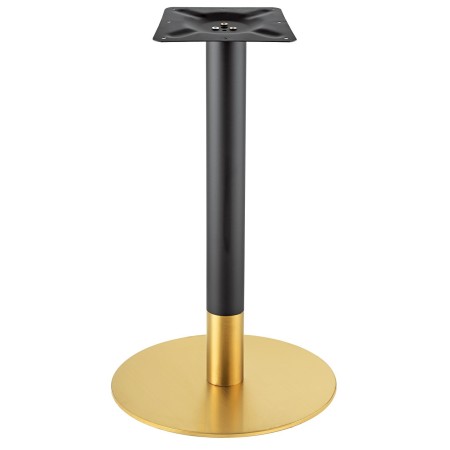 Pé de Mesa Zanzibar Ø45 Preto/Ouro
