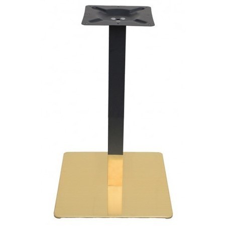 Pé de Mesa Zanzibar 45x45 Preto/Ouro