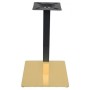 Pé de Mesa Zanzibar 45x45 Preto/Ouro