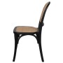 Vanessa Stackable Elm Wood and Rattan Chair | Immediate Delivery