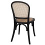 Vanessa Stackable Elm Wood and Rattan Chair | Immediate Delivery