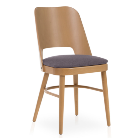Soraya Chair | Customizable Wood and Upholstery | Hospitality