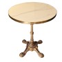 Old Gold Paris Table with Sintered Stone