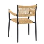 Armchair Nautical stackable | Aluminum and rope | In stock