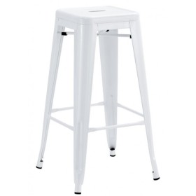 Tamborete Tudor Branco