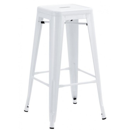 Tabouret Tudor Blanc