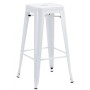 Tamborete Tudor Branco