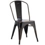 Chaise Tudor Noire Vintage