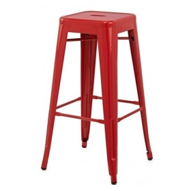 Tabouret Tudor Rouge
