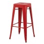 Tabouret Tudor Rouge