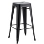 Tudor Black Stool