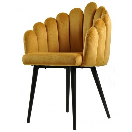 Fauteuil Damas Jaune