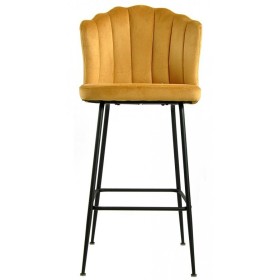 Yellow Velvet Stool | Buy Now | In Stock