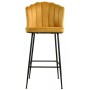 Taburete terciopelo amarillo | Compra Ahora | En Stock