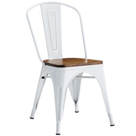 Tudor White Wood Chair