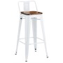 Taburete Tudor 1 White Madera