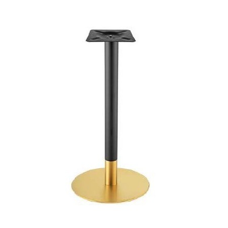Pé de Mesa Alta Zanzibar Ø45 Preto/Dourado