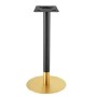 Pé de Mesa Alta Zanzibar Ø45 Preto/Dourado