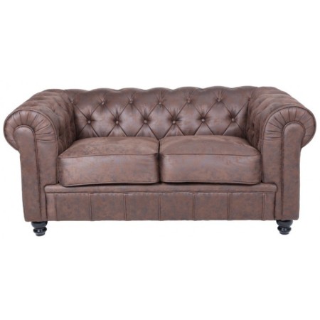 Chester New 2 Brown Sofa