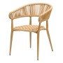 Fauteuil Provence Chêne/Crème