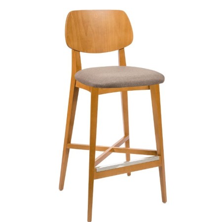 Tabouret Slovenia | Bois et Revêtement | Hôtellerie