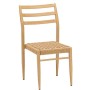 Alba Chair Wood Effect and Rope | Mediterranean Style | In Stock