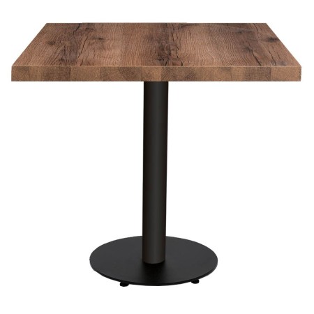 Table à pied central | Base en acier peint | Plusieurs dimensions et finitions