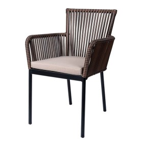 Fauteuil Formentera Marron | Terrasses Hôtellerie | Stock