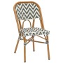Chaise Bordeaux Empilable Terrasse | Café Paris | En Stock
