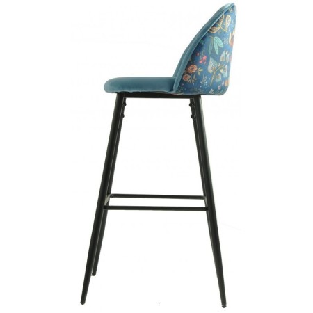 Camelia Blue Stool