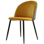 Silla Camelia | Tapizado amarillo | Compra ahora