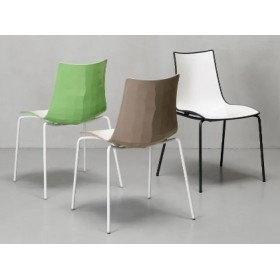 Chaise Zebra 4 Bicolore | In&Out Mobilier