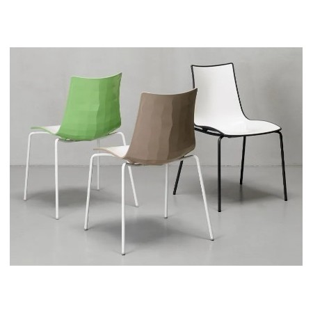 Cadeira Zebra 4 Bicolor | In&Out Mobiliário