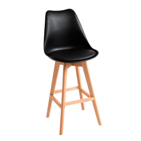 Mila Stool for Hospitality | Beech Wood and Polypropylene