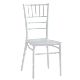 Cadeira Tiffany Branca | Empilhável para Eventos