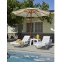 Chaise longue empilable 5 positions | Pour plage et piscines