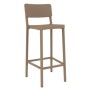 Tabouret Lisbonne Haut – Résistant et Léger | Intérieur/Extérieur
