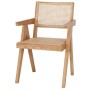 Fauteuil Castro | Bois et Rotin | Achetez Maintenant