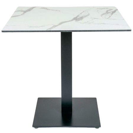 Table Bavaria Hôtellerie | Base Acier 45x45 | En Stock