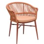 Cadeirão Empilhável Melbourne Terracota | Hotelaria | Em Stock