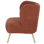 Dakar 1-Seater Sofa | Terracotta Upholstery | Fast Delivery