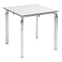 Table Empilable à Double Pied Compact